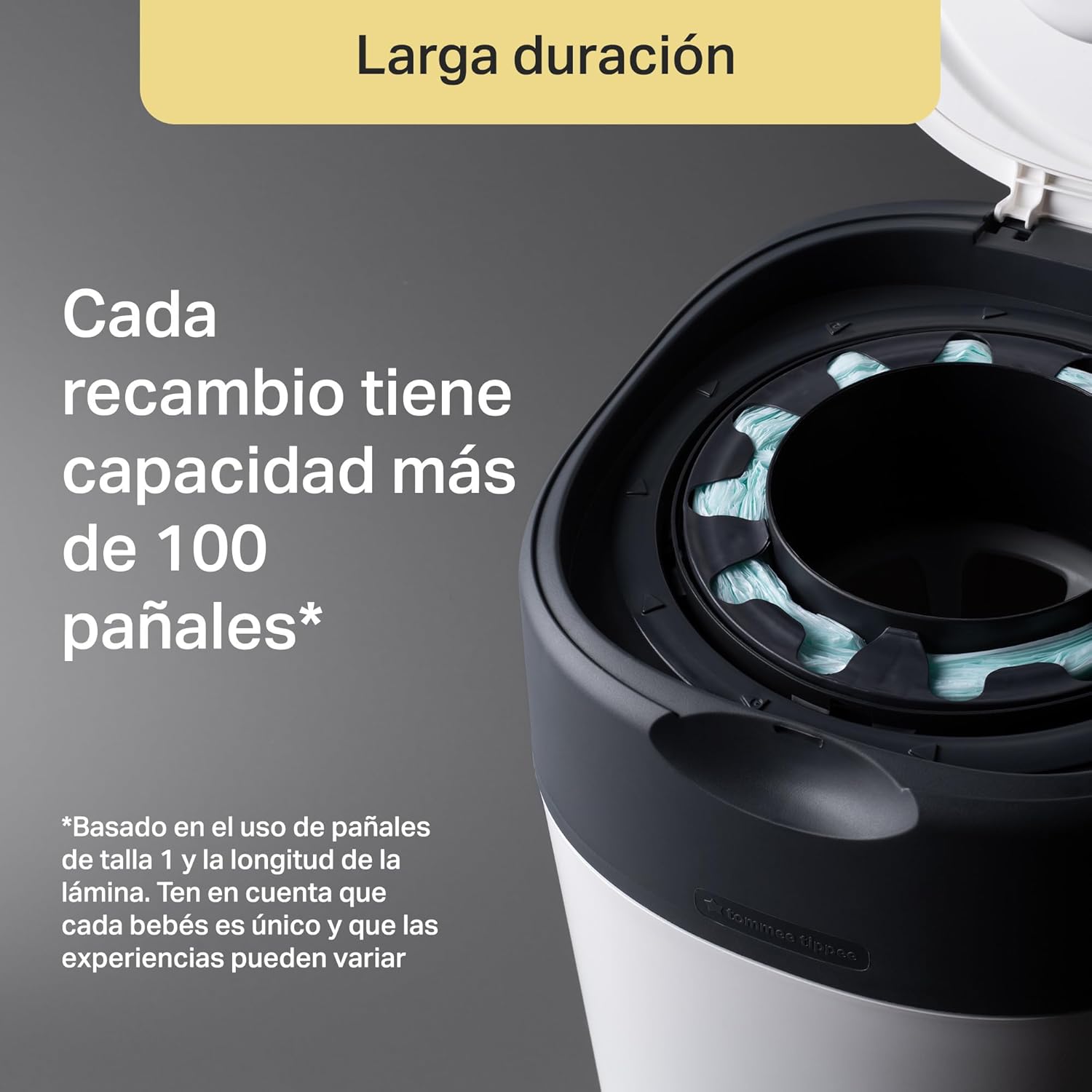 Thumbnail 6 de Tommee Tippee Contenedor para pañales Twist and Click, 12 recambios