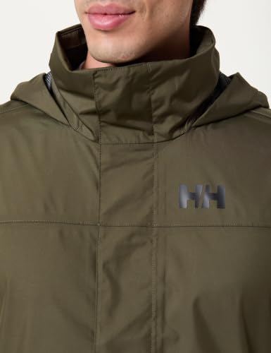 Detalle de Helly Hansen Milford Jacket para hombre – Burton Gris/Verde, talla S