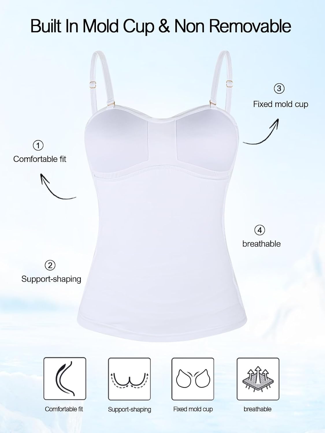 Detalle de Twist bandeau swimsuit top 1-piece