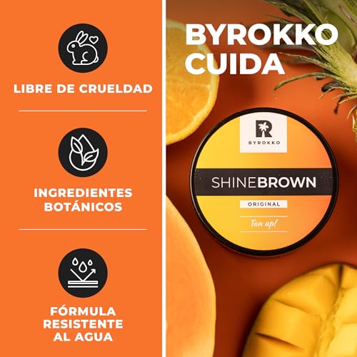 Thumbnail 7 de Byrokko SHINE BROWN Tan up! – Crema bronceadora premium de 190 ml, con ingredientes 100% naturales