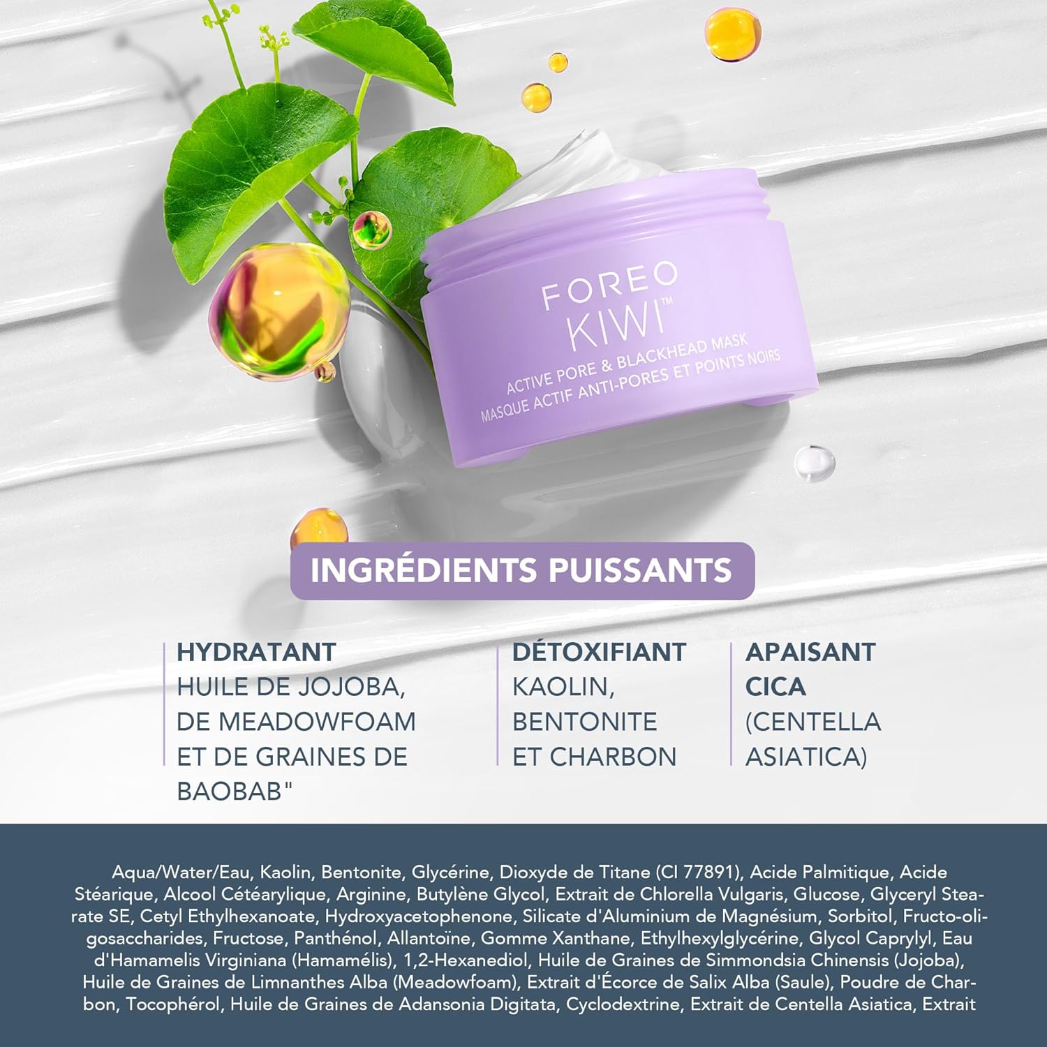 Detalle de FOREO Smooth & Resurface KIWI aspirateur points noirs