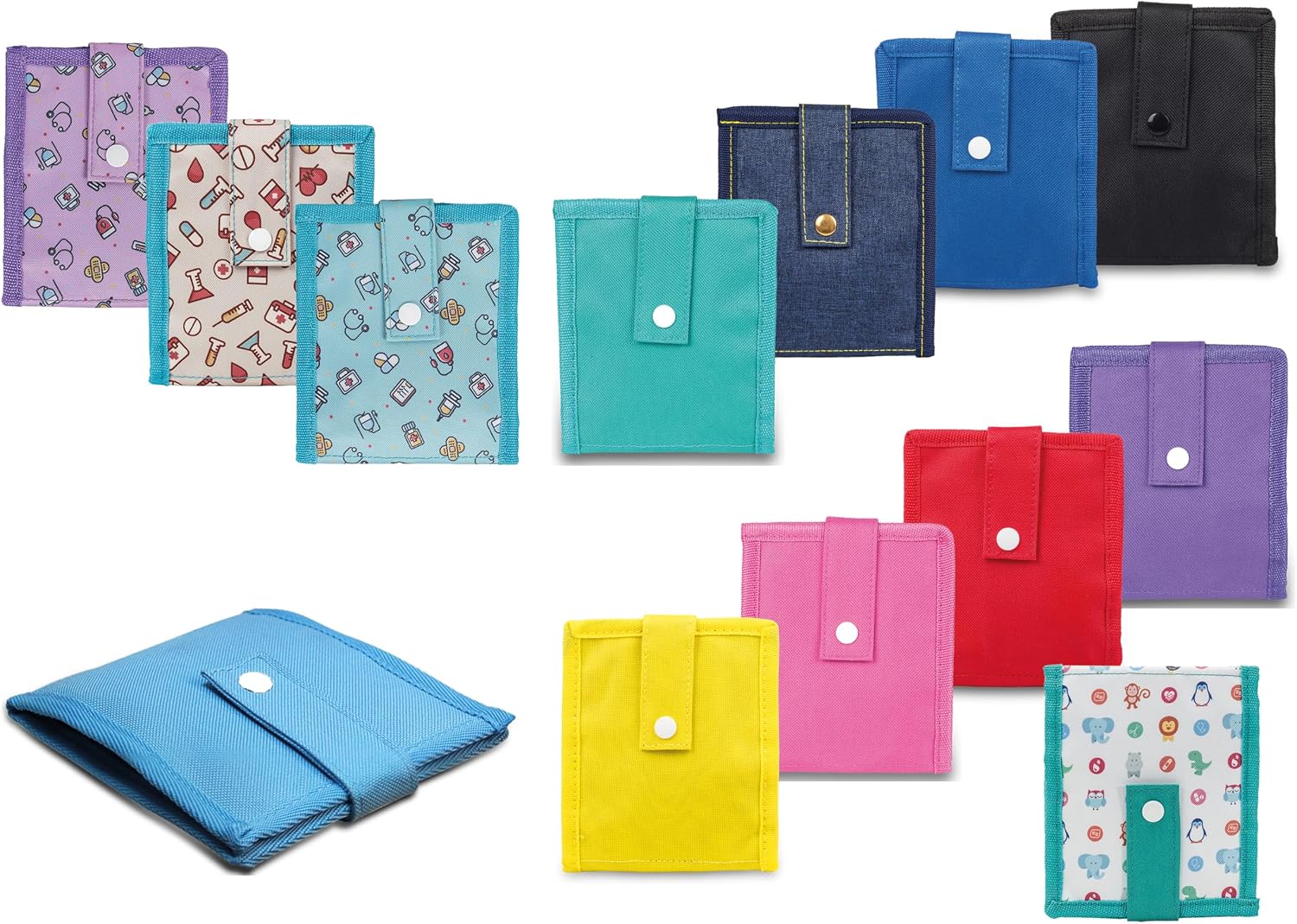 Detalle 1 de Elite Bags Organizer infermieristica tascabile 14,5 x 12 cm con chiusura a magnete (blu)