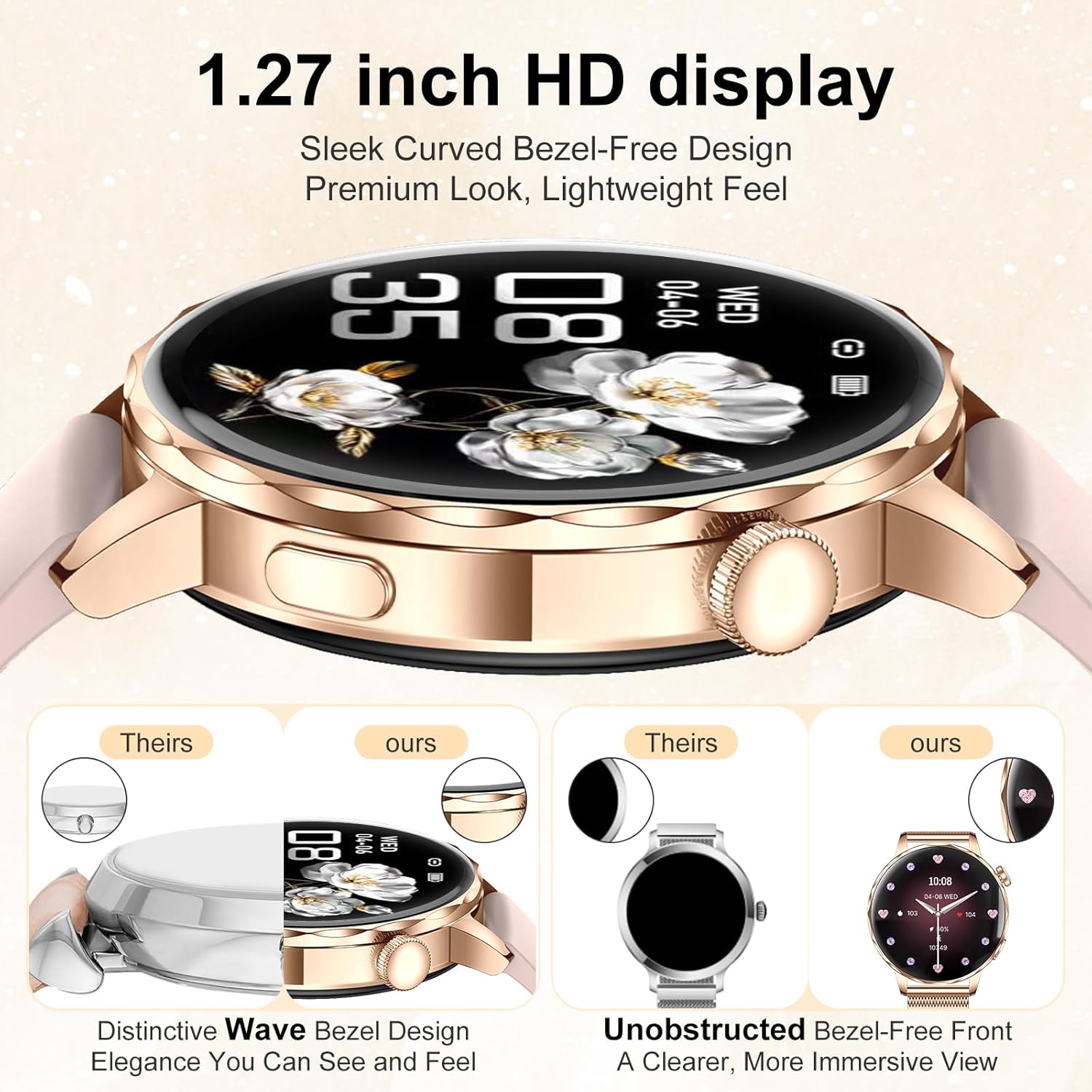 Thumbnail 1 de Efolen 1.27-inch women’s smart watch