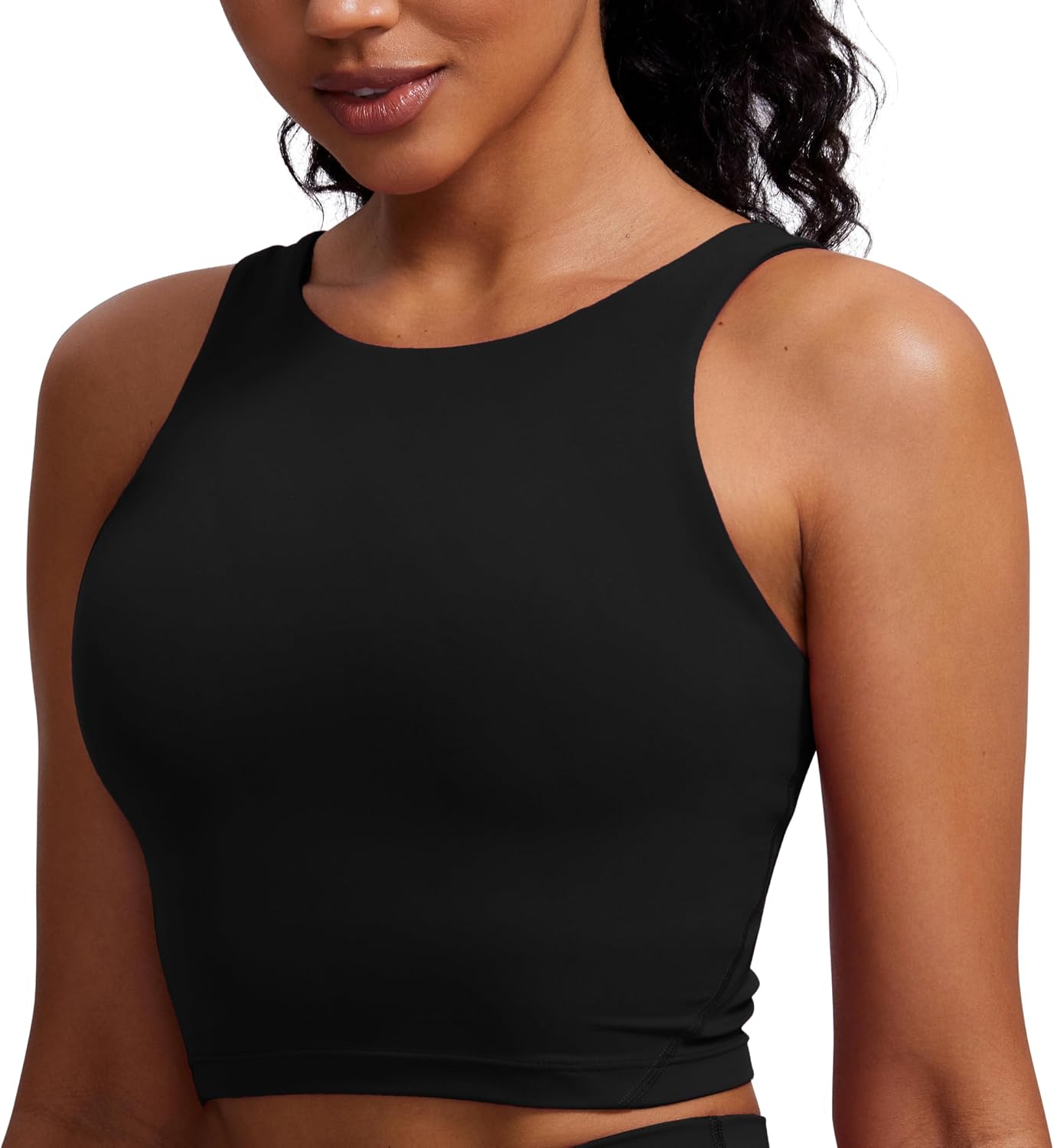 Detalle de Reggiseno sport CRZ YOGA Butterluxe con collo alto e reggiseno a mensola integrato