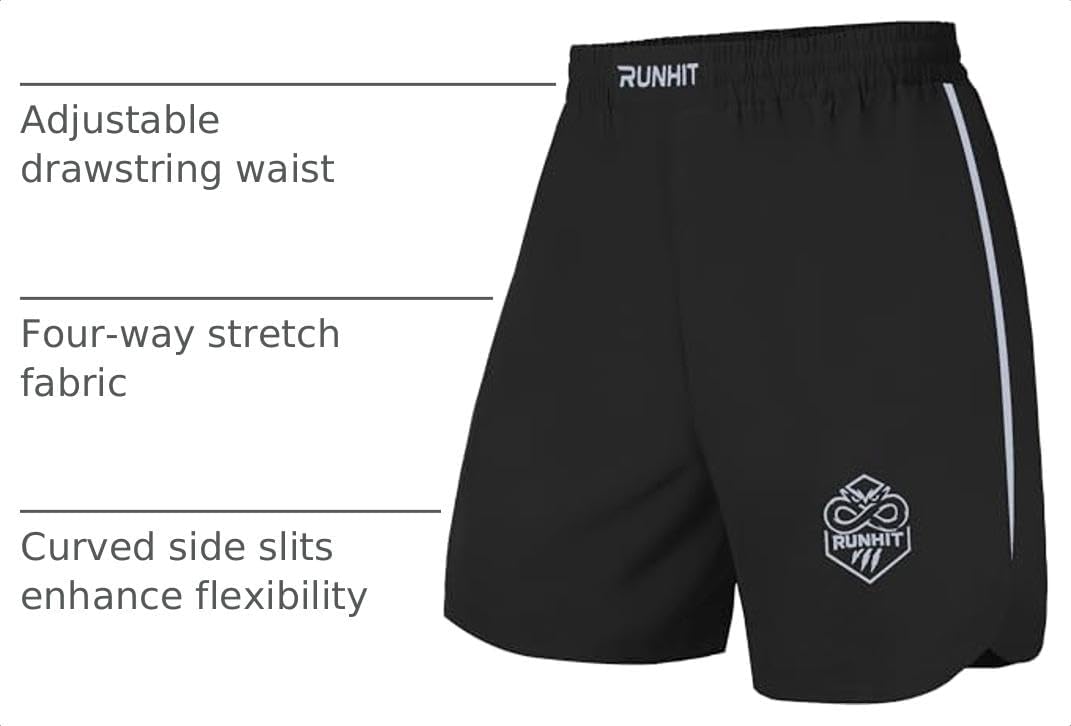 Thumbnail 3 de Runhit BJJ Shorts Polyester-Spandex Blend