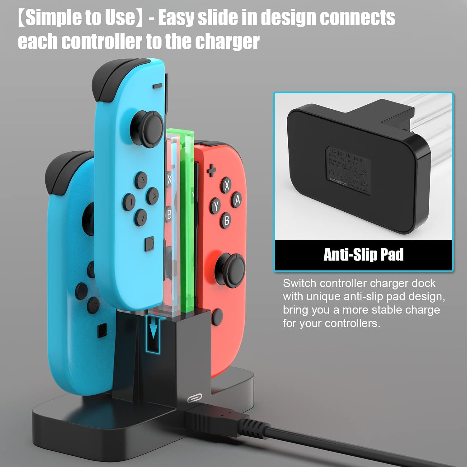 Thumbnail 5 de Diyife Joycon Charging Dock 4‑in‑1