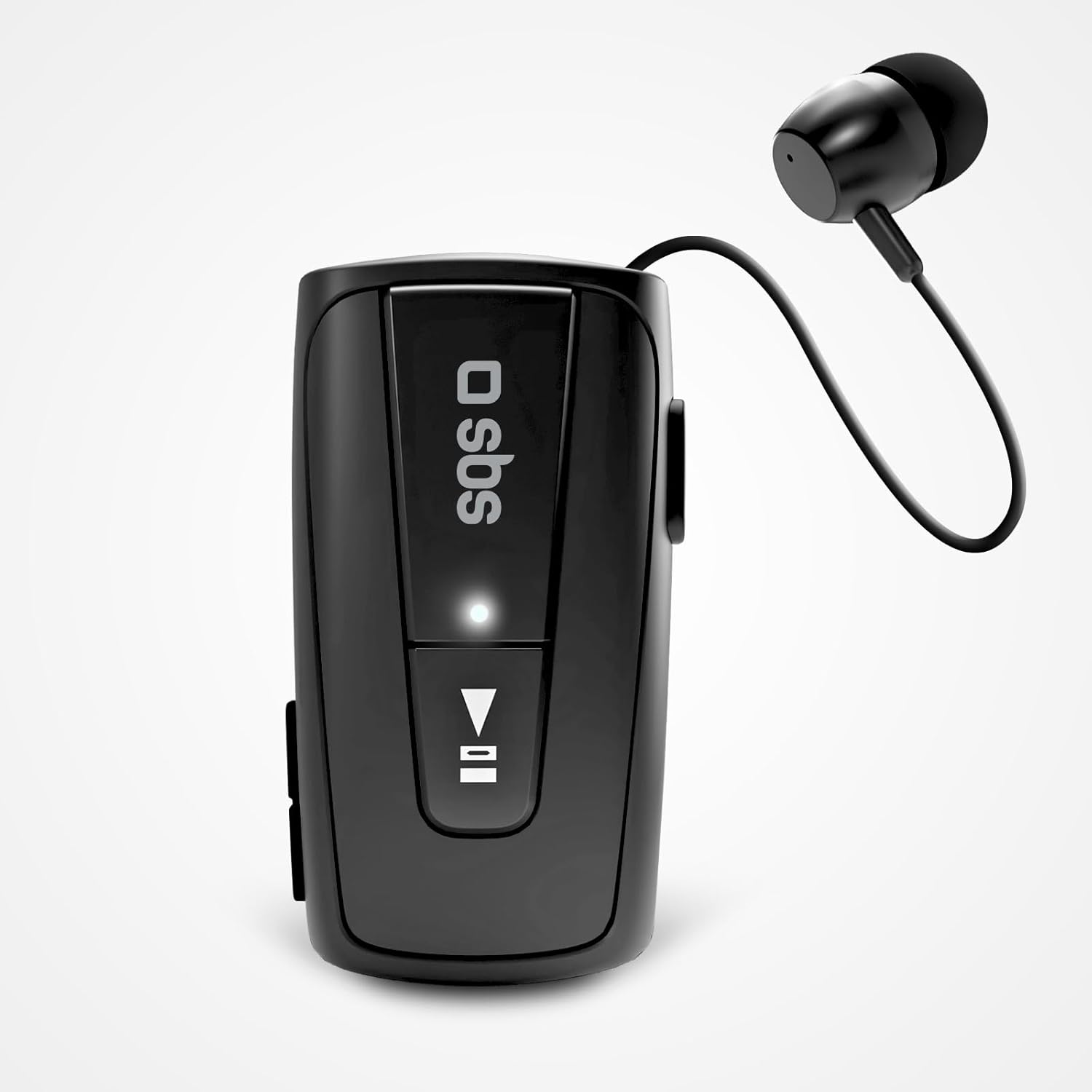 Thumbnail 1 de SBS Casque Bluetooth avec Clip et Fil Enroulable – Multipoint, 7 h d’appel, noir