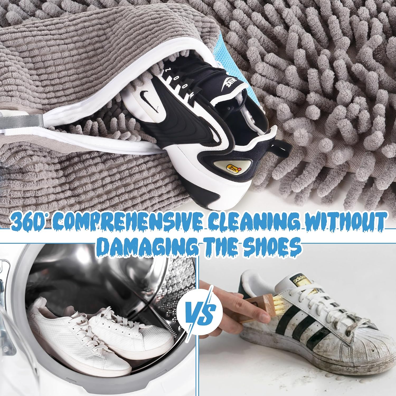 Thumbnail 3 de WUFANC Sacchetto Scarpe Lavatrice 39x19 cm