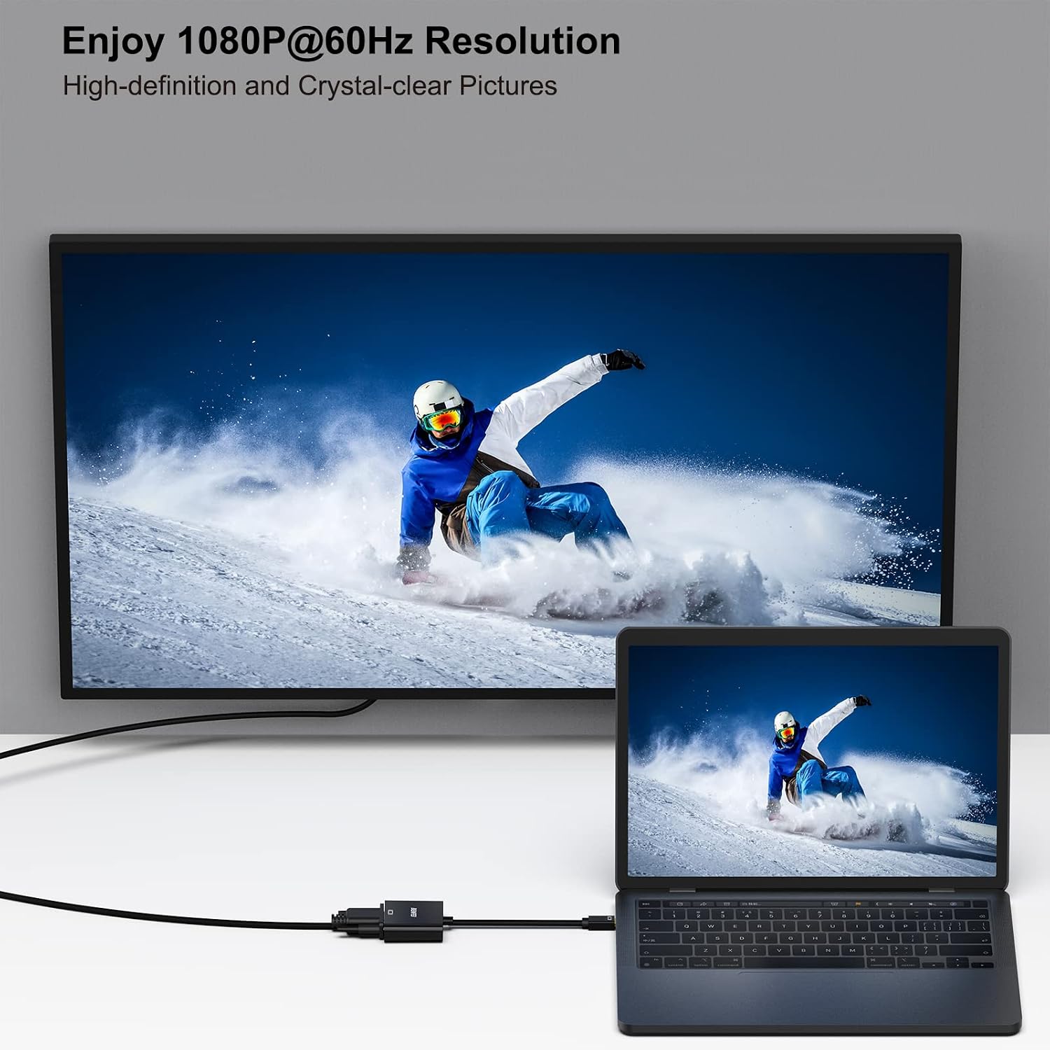 Thumbnail 3 de BENFEI Adattatore Mini DisplayPort a VGA