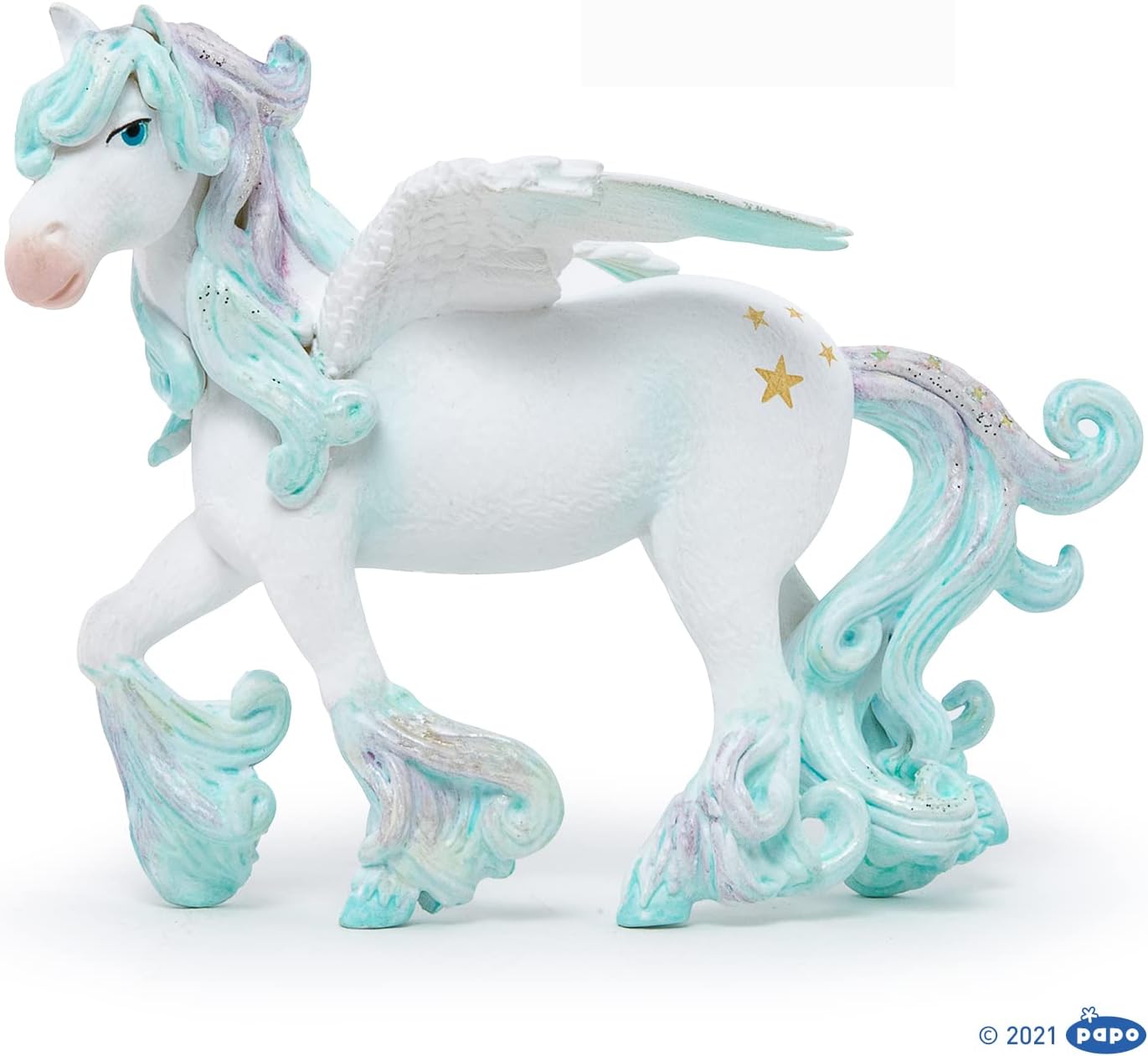 Detalle de Papo Pegasus hand-painted figurine for kids