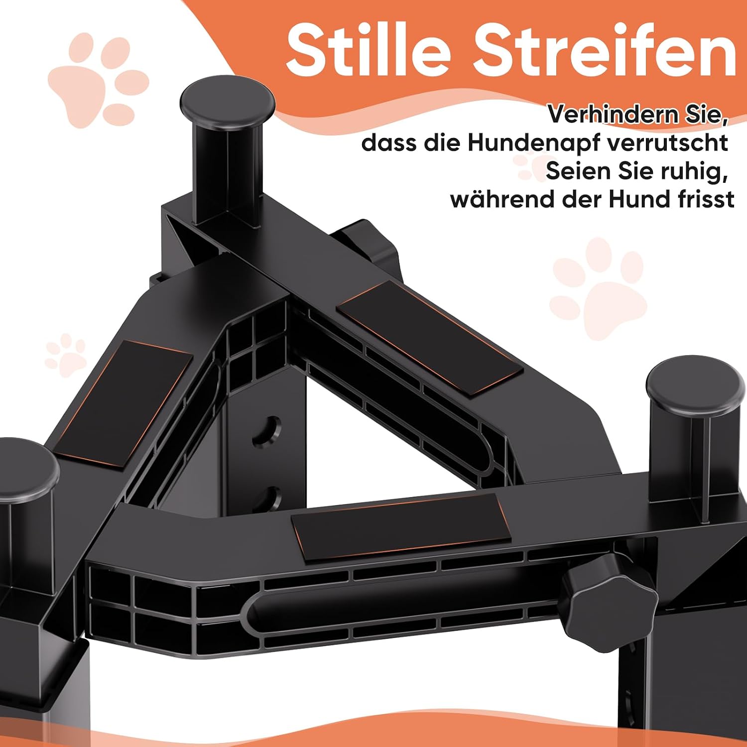 Thumbnail 6 de X XBEN Erhöhter Hundenapfständer (2er Set) – verstellbar, rutschfest, für mittlere Hunde