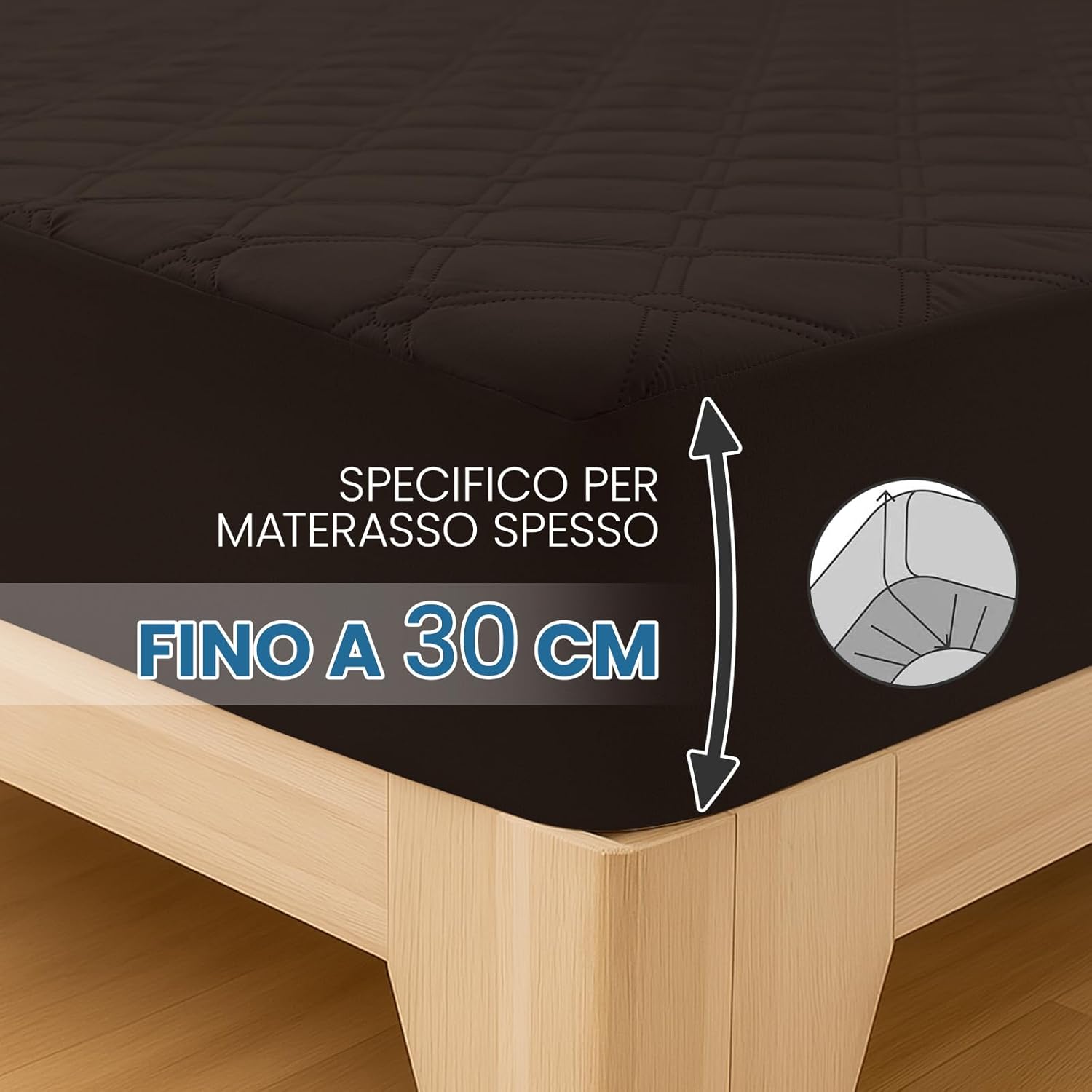Thumbnail 1 de Ystyle Protege Matelas Impermeable 90x200 cm – 360° de Protection et Confort Matelassé