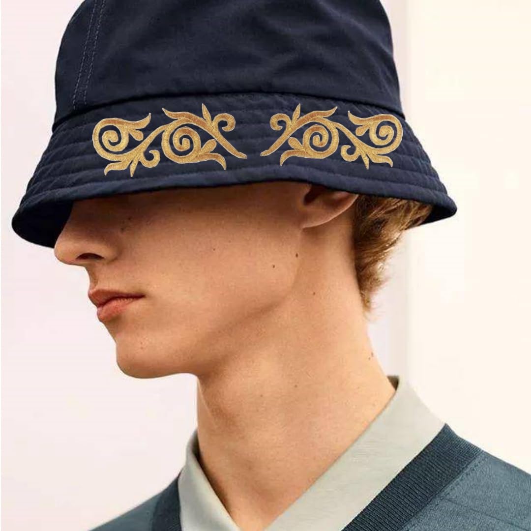 Detalle 2 de SAIXCCS Embroidered Cloud Patches, Gold