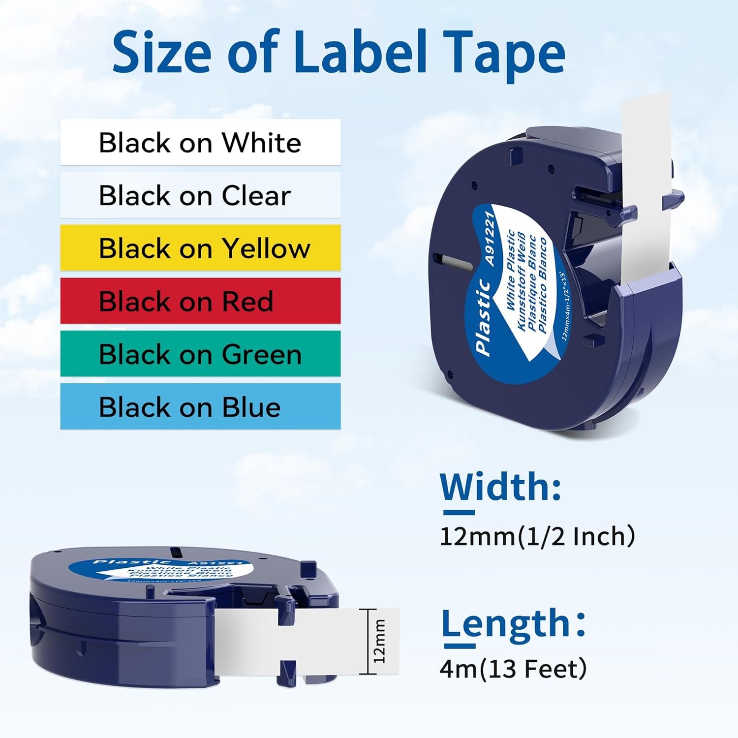 Thumbnail 1 de MarkField Etikettenband 12 mm 🏷️