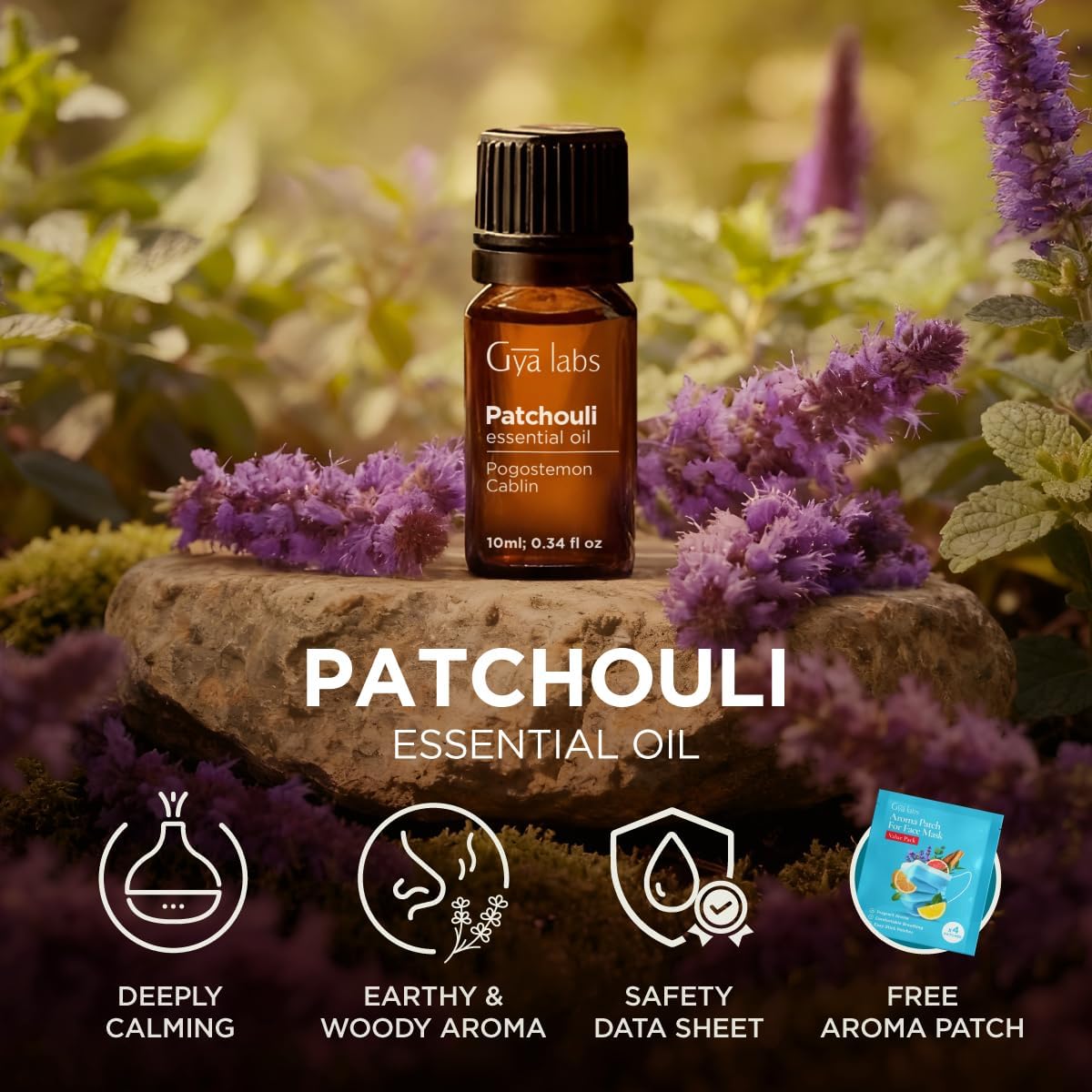 Thumbnail 5 de Gya Labs 100% Pure Patchouli Essential Oil - 0.34 Fl Oz