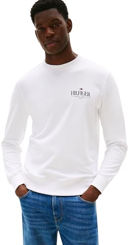 Tommy Hilfiger Stacked Regular Fit Sudadera blanco XXL