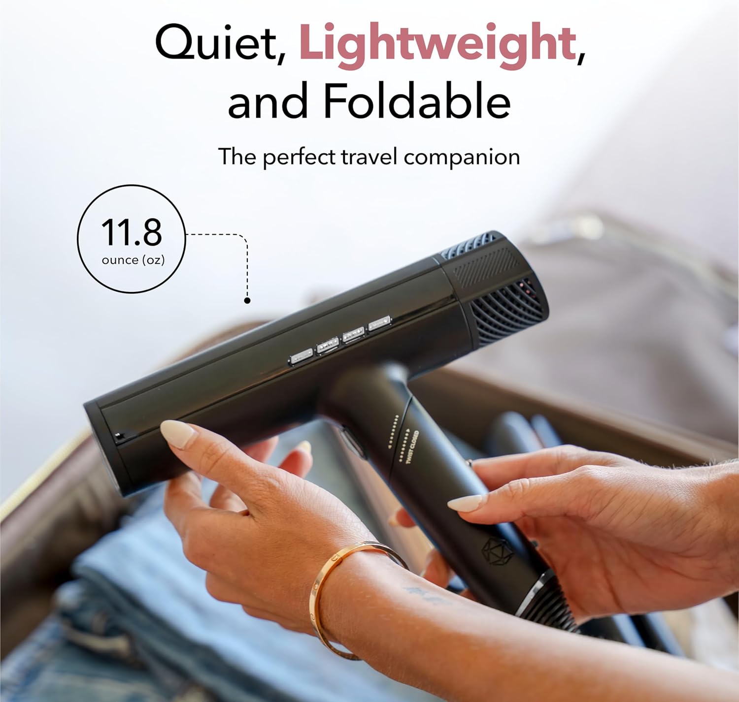 Thumbnail 5 de SRILabs DryQ Smart Hair Dryer: Ultra-Light, Foldable, Infrared & Ionic Technology