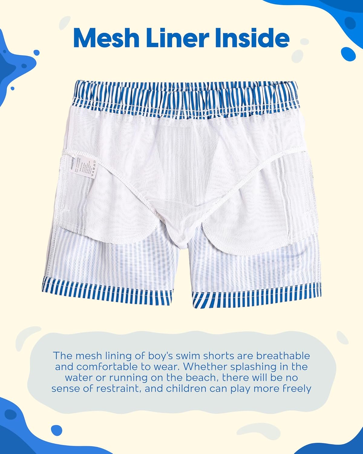 Thumbnail 2 de maamgic Boys Swim Trunks Toddler Swim Shorts: Vibrant Quick-Dry Swimwear for Little Boys