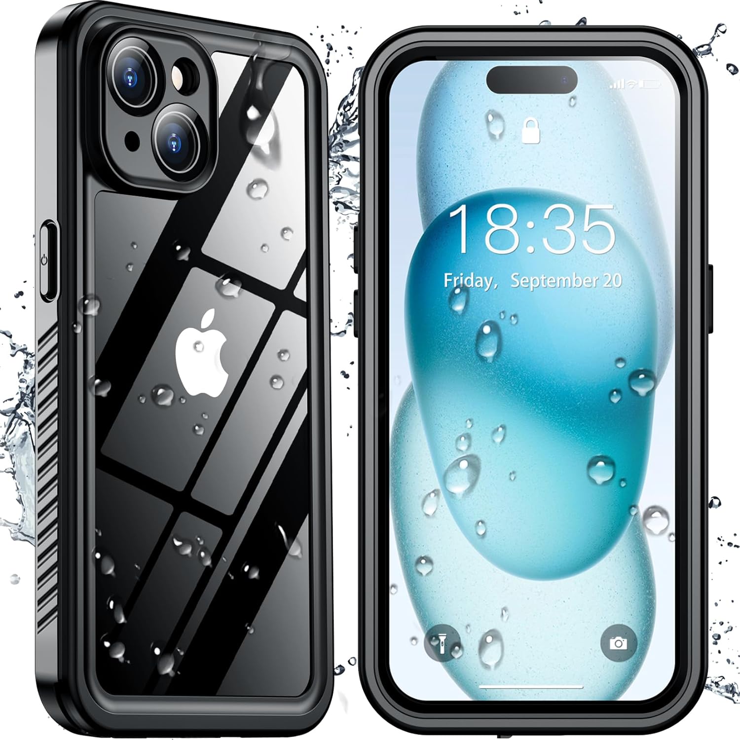 Detalle de SPIDERCASE iPhone 15 Waterproof Case 12FT