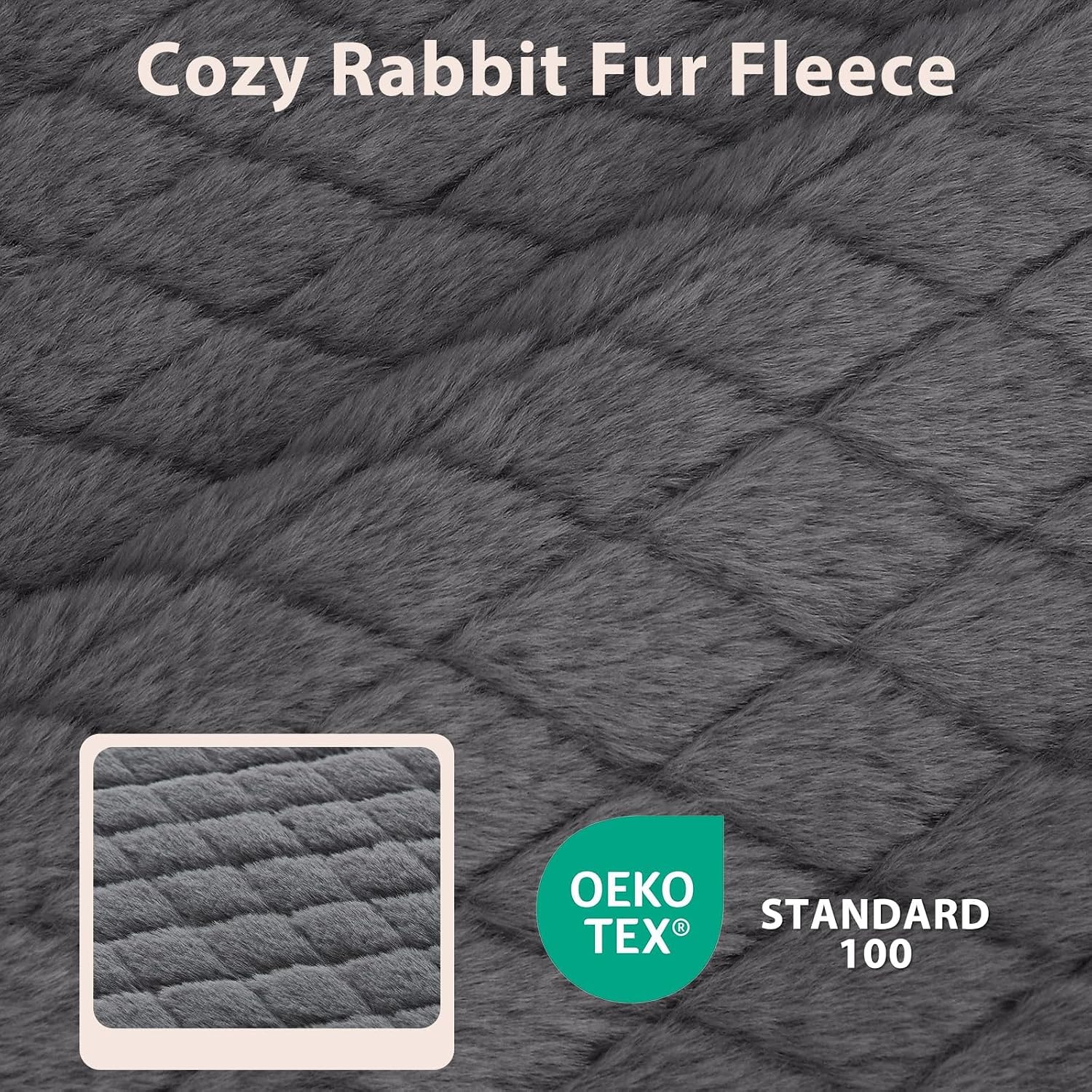 Detalle 1 de JOEJOY Orthopedic Dog Bed 74x46x7.5CM