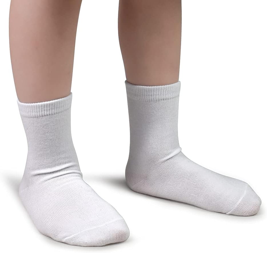 Thumbnail 5 de GENTABY Toddler Girls Socks Mid Cut Half Socks: 18 Pairs of Colourful, High-Elasticity School and Everyday Socks