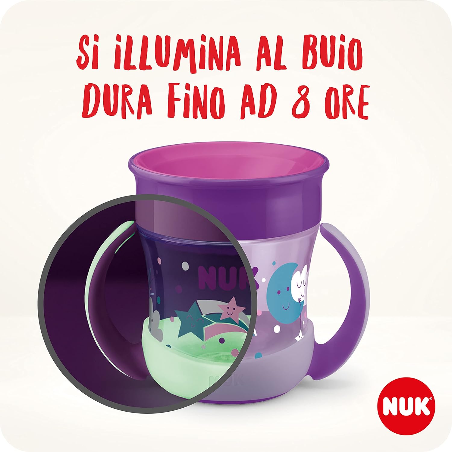 Detalle 2 de NUK Mini Magic Cup Night 360° 160 ml