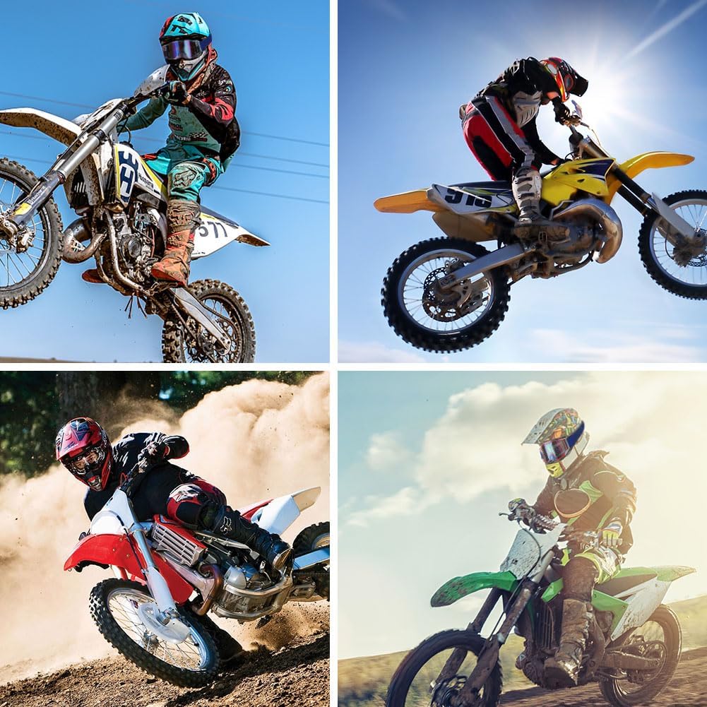 Thumbnail 1 de ATV Dirt Bike 2-Pack Motocross Goggles (UV400, Anti-Scratch, Anti-Fog, Dustproof) for Men & Women