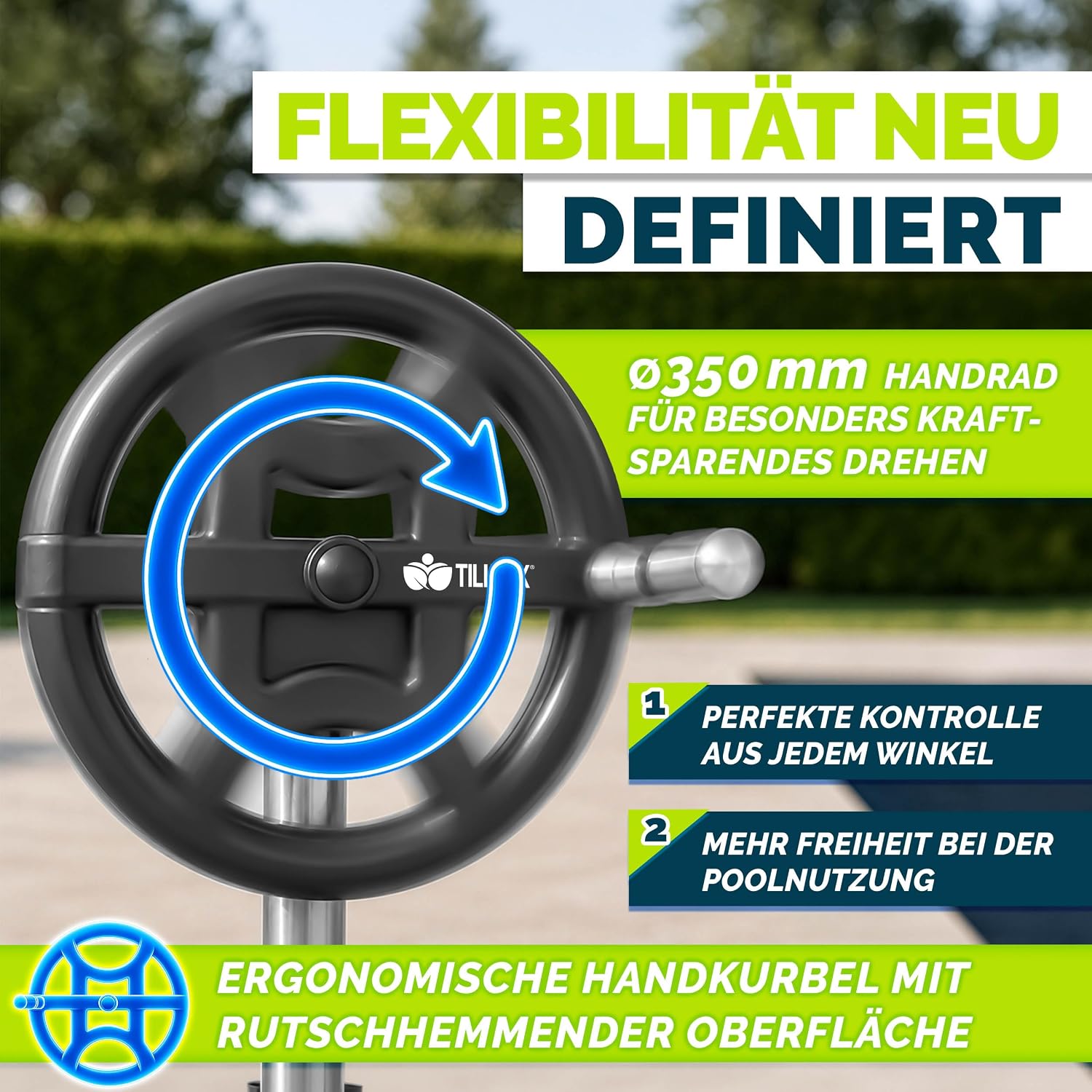 Thumbnail 3 de tillvex PARST zwembadoproller 3–5,70 m met aluminium buis en thermometer