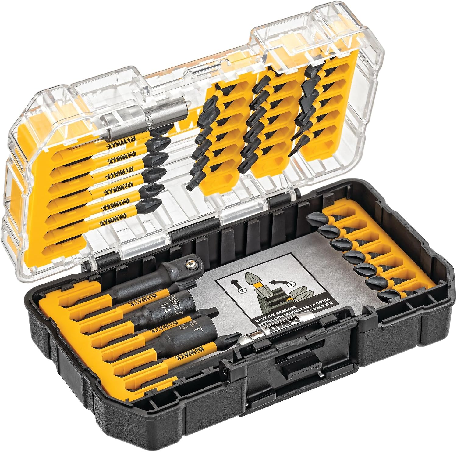 Detalle de DEWALT DWA2T40IR 40-Piece FlexTorq Impact-Ready Screwdriver Bit Set