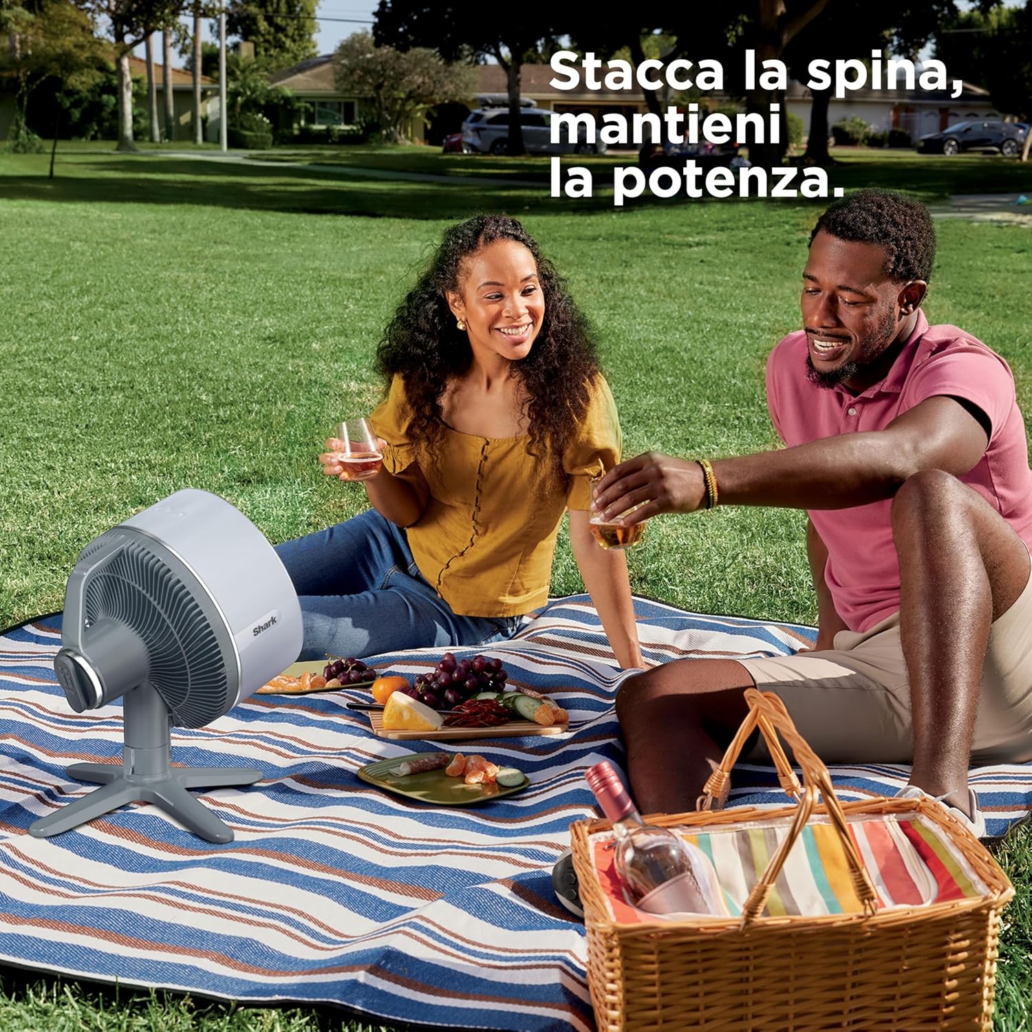 Thumbnail 6 de Shark FlexBreeze TableMate FA150EU ventilatore senza filo per interni ed esterni, fino a 24 ore di autonomia