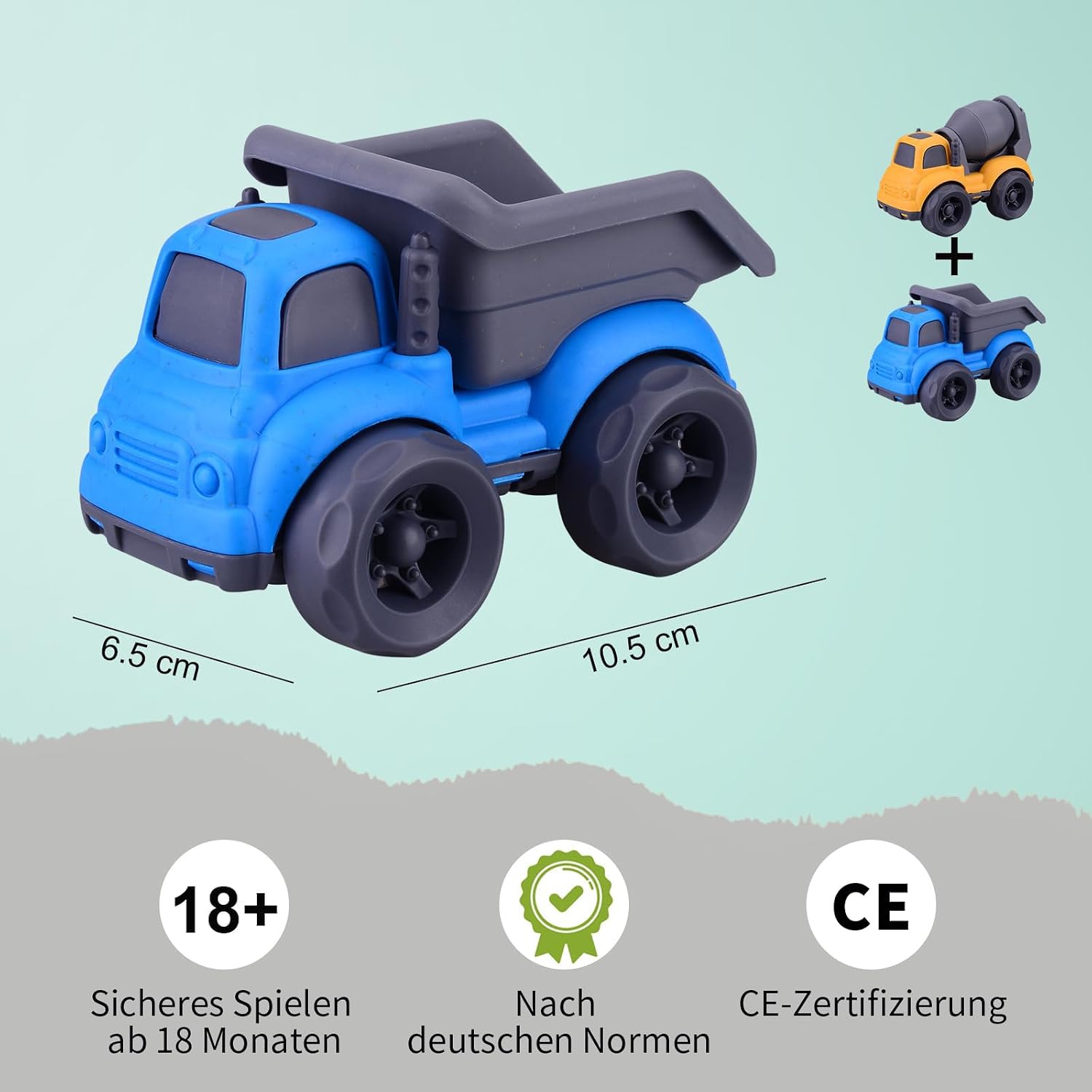 Thumbnail 2 de Cicili Camiones de Construcción para Niños 🚧 Juego Ecológico