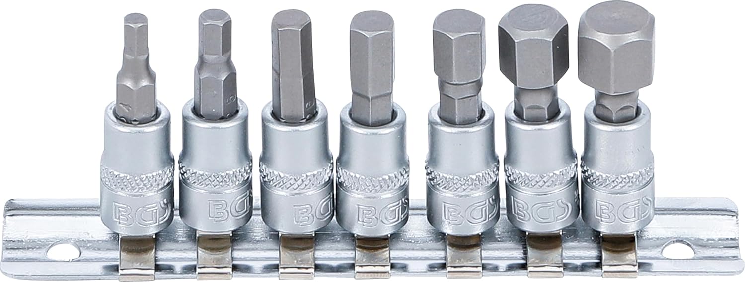 Detalle de BGS 2161 1/4-inch Internal Hex Bit Socket Set, 7 Pieces