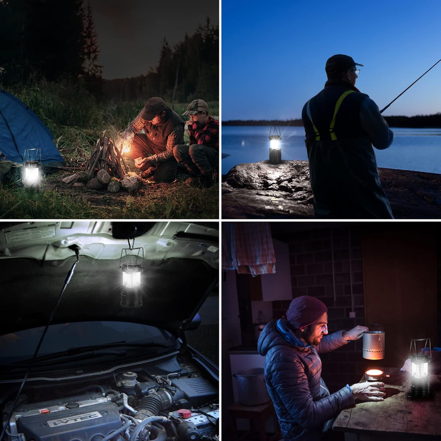 Thumbnail 5 de Lepro Collapsible Camping Lanterns pack of 4 🔦