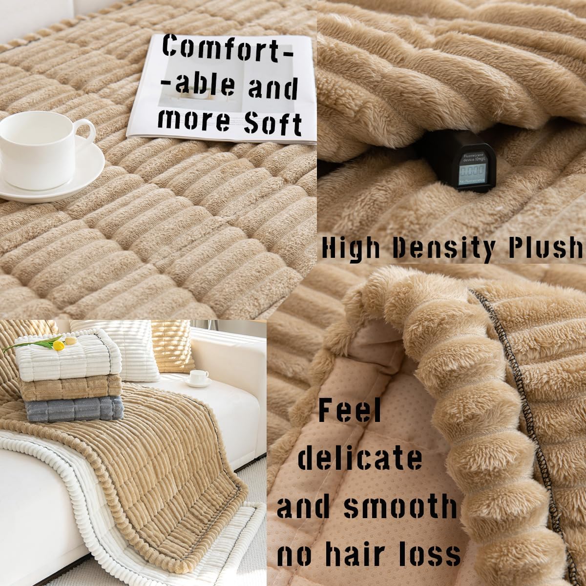 Detalle de Mitid Fuzzy Sofa Cover for Pets ๐
