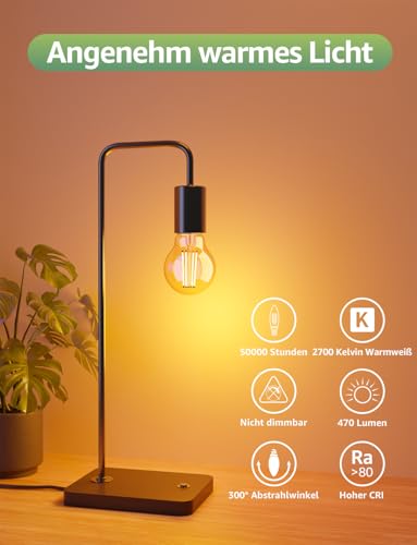 Detalle de Lepro E14 LED warmweiß 2,2W P45 470 lm 2700K – 4 Stück