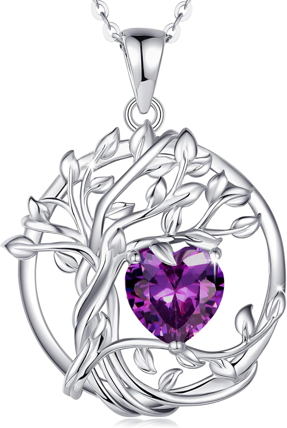 Detalle de FANCIME Tree of Life Necklace, 23.5 mm Pendant