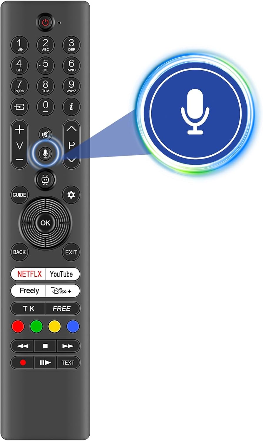 Detalle 2 de VINABTY RC45165T TV Voice Remote 33ft