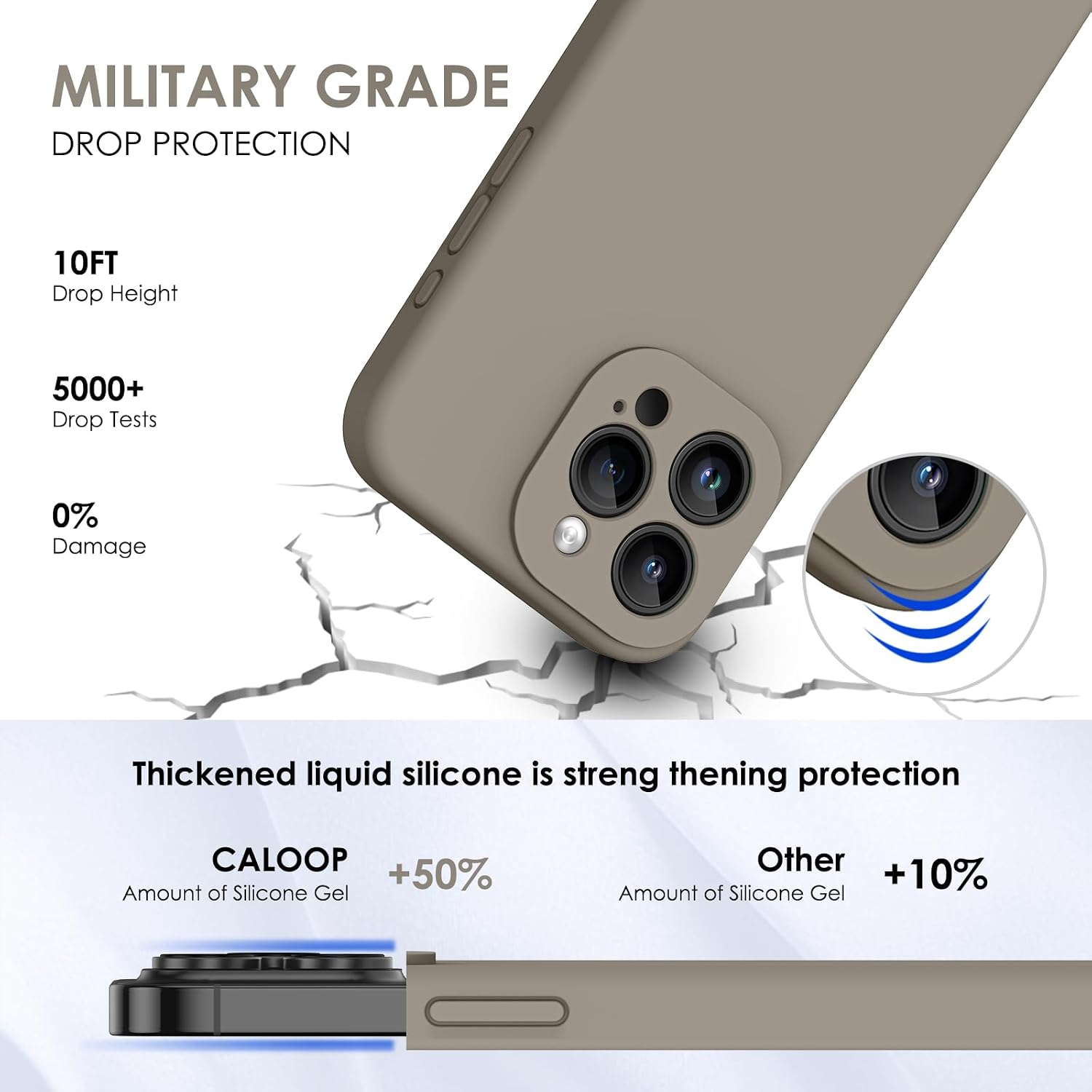 Thumbnail 4 de CALOOP Slim-Fit iPhone 15 Pro Max case 6.7 inch