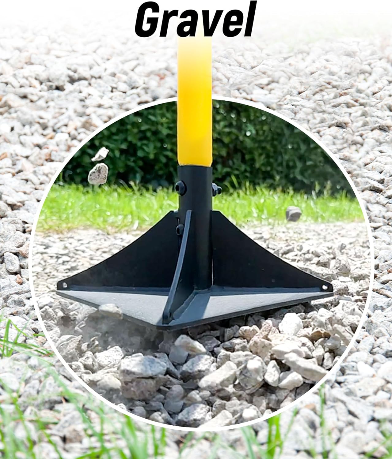 Thumbnail 3 de BlumeTrec 20cm x 20cm steel tamper (heavy-duty hand compactor) for soil, gravel and asphalt