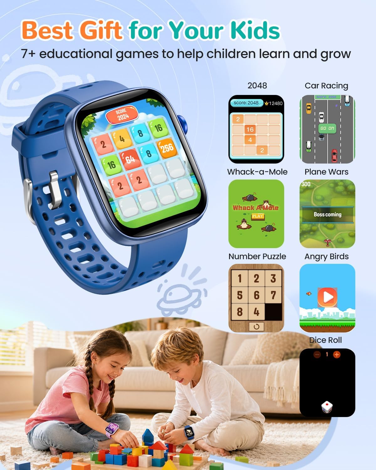 Thumbnail 6 de RUXINGX Kids Smartwatch 1.83-inch