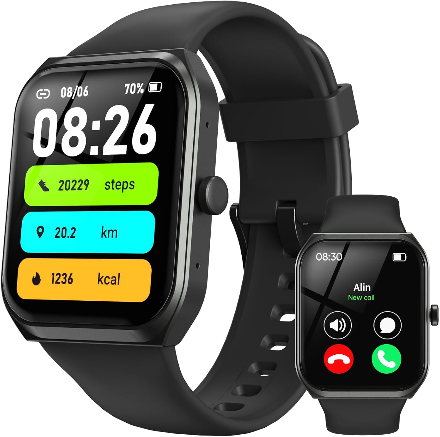 Thumbnail 6 de TUYOMA Smartwatch – 1,3" Touchscreen Fitness Tracker mit Herzfrequenz, SpO₂ und Menstruations-Tracking