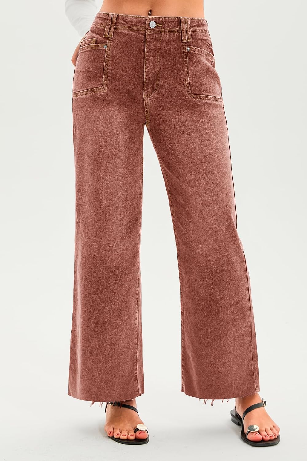 Thumbnail 5 de Cicy Bell High Waisted Cropped Jeans Capris