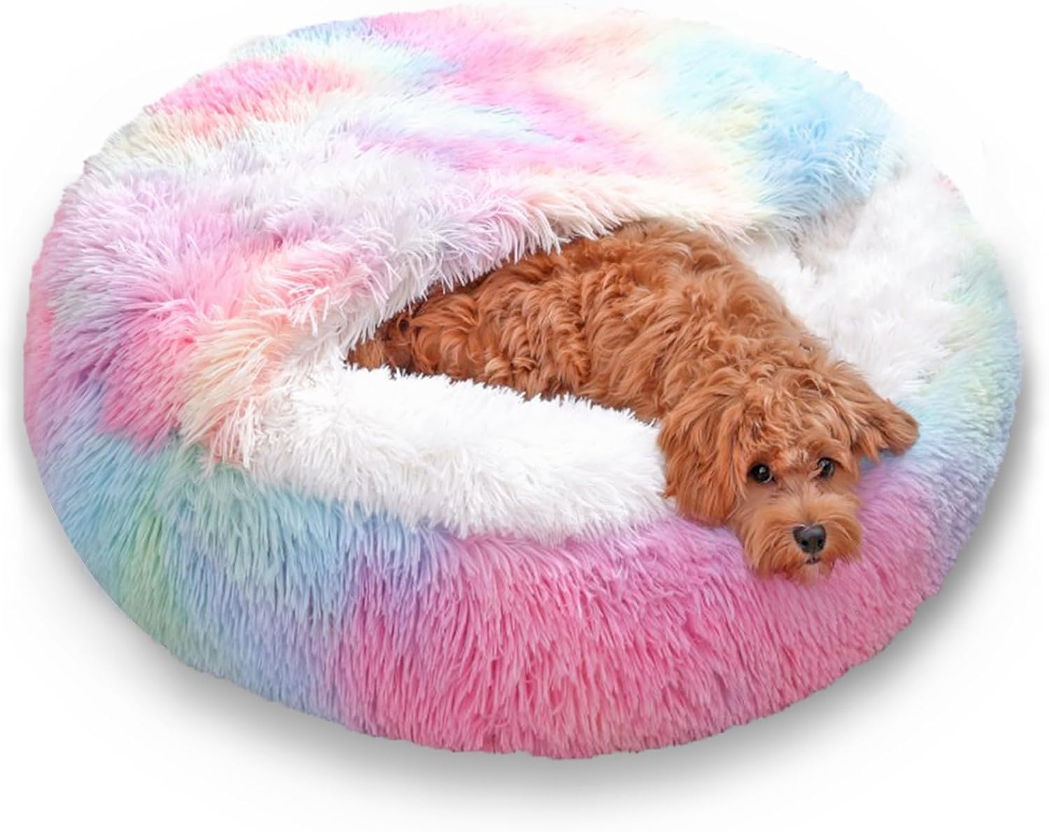 YIGAARUI Calming Dog Bed Large Cave Bed