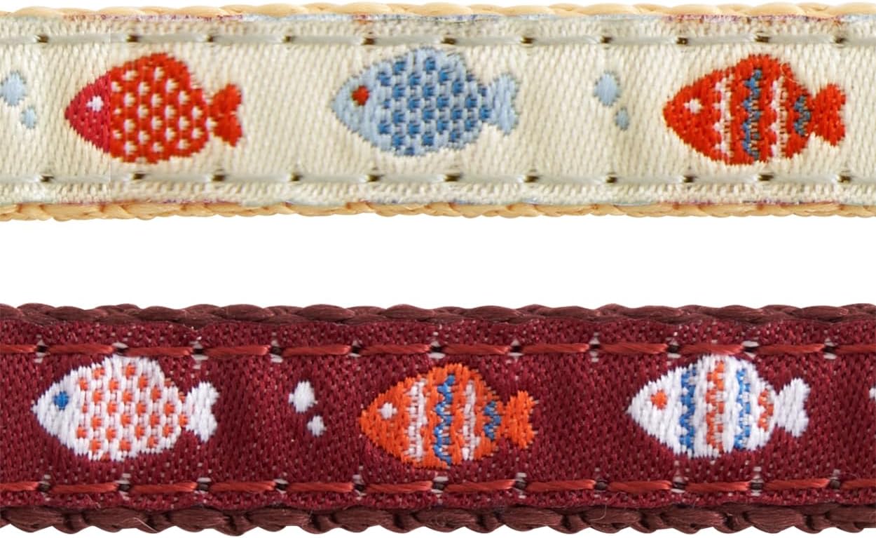 Thumbnail 6 de ペティオ CAT COLLAR サカナ クリーム 猫用首輪 ポリエステル製・ベル付き