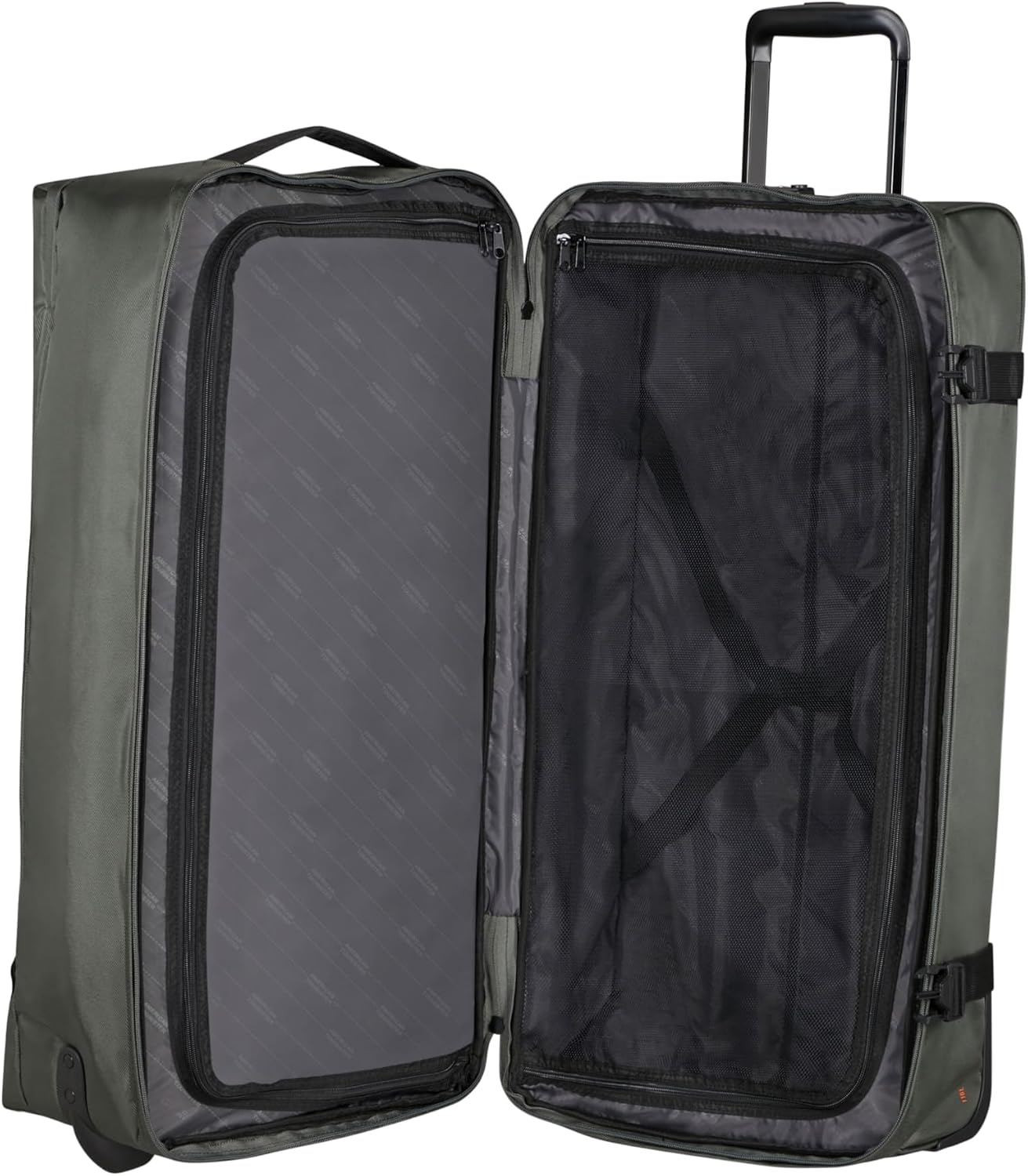 Detalle 2 de American Tourister Urban Track: Borsa da viaggio con 2 ruote, 78,5 cm, 116 L in Verde (Dark Khaki)