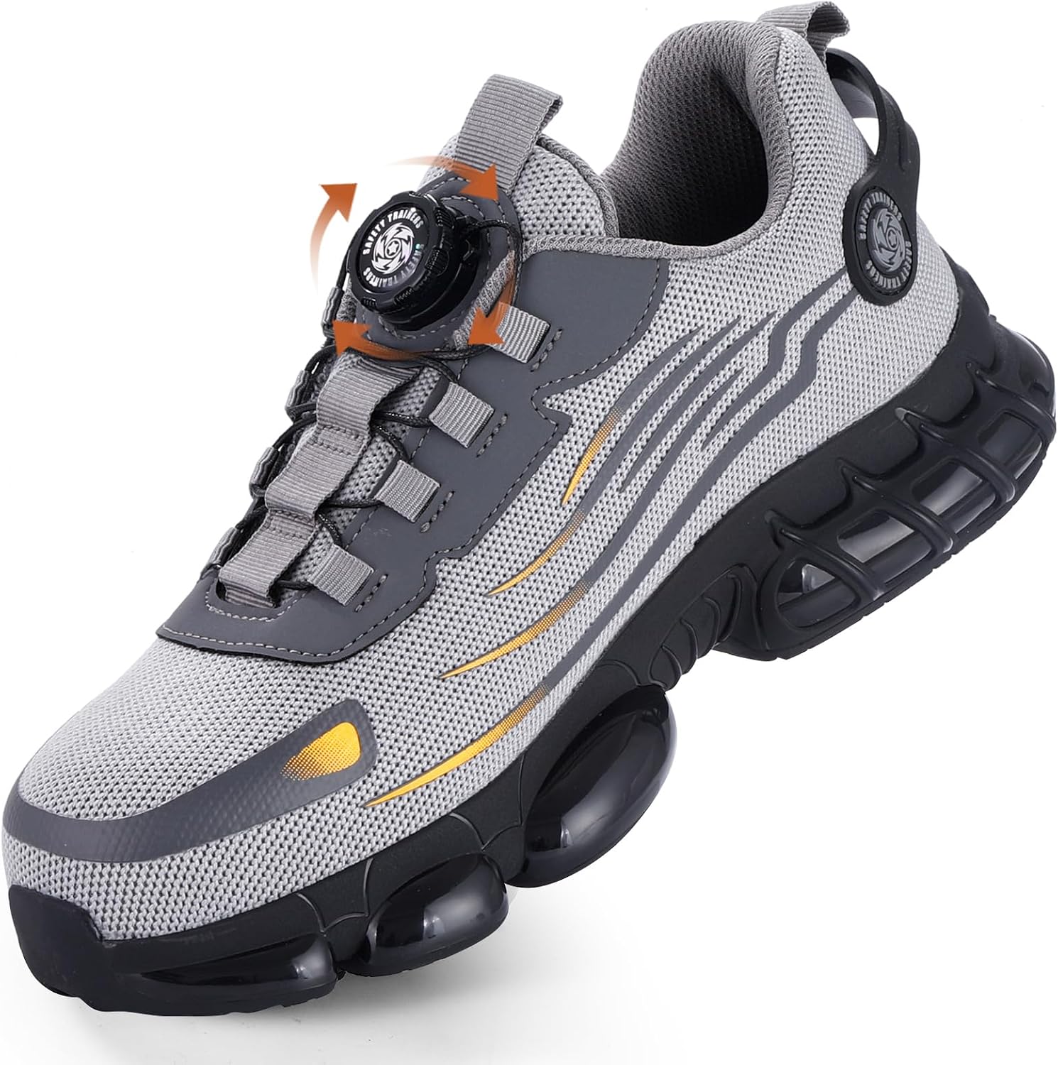 Thumbnail 6 de Steel toe cap safety trainers with Kevlar midsole and swivel buckle laces