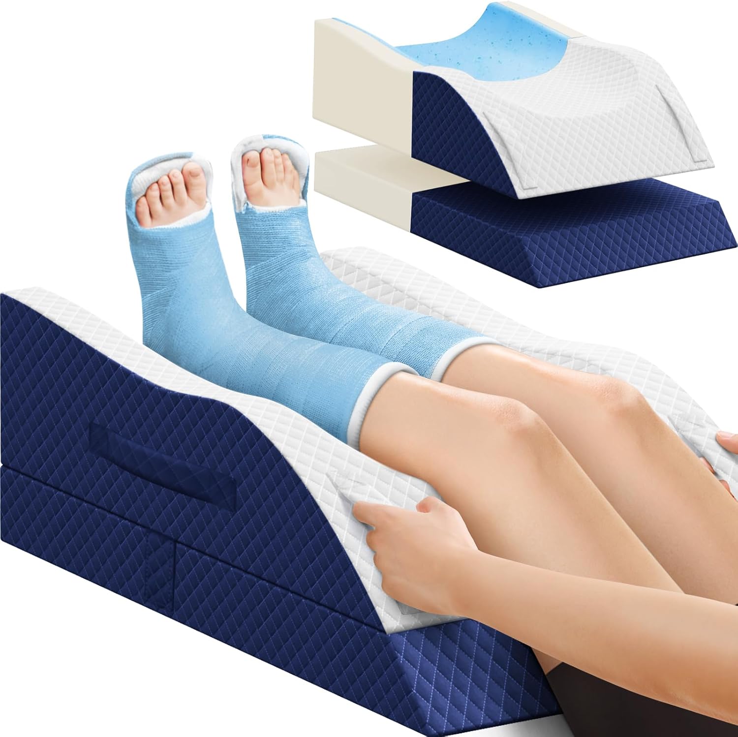 Detalle de TranquilRelax Leg Elevation Pillow, Memory Foam