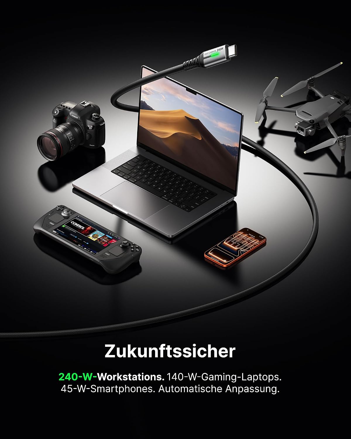 Thumbnail 2 de INIU 240W USB-C Kabel 2er Set