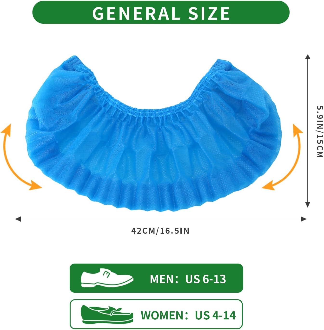Detalle 1 de PUPILLEMON Disposable Shoe Covers Non-Woven Fabric