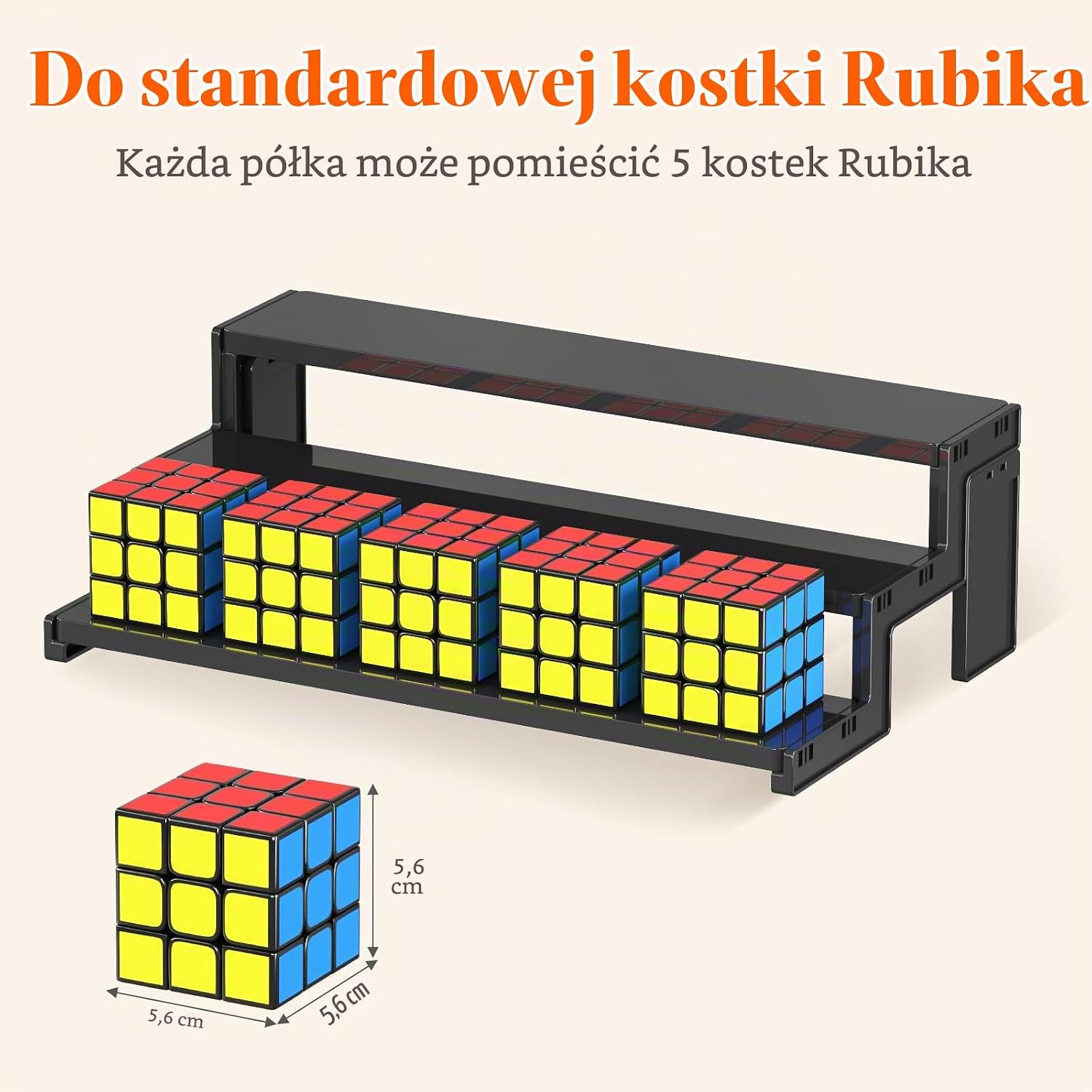 Detalle de Lifewit 25105 – 3-poziomowy czarny stojak ekspozycyjny 35,6 cm